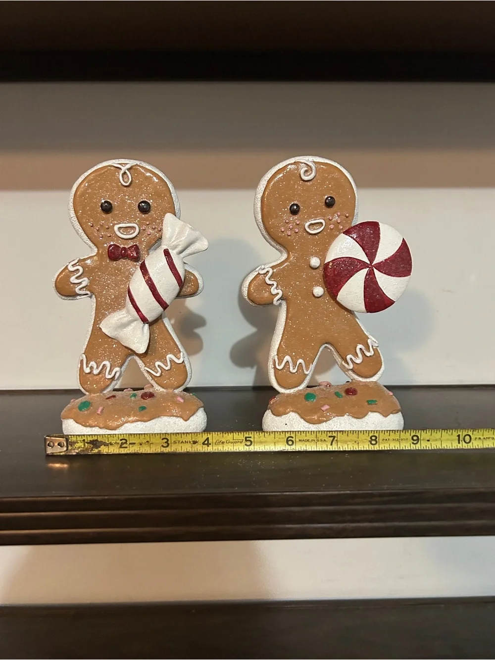 Gingerbread man Christmas decor figurines by Regency International